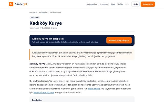Kadıköy Kurye — sonra