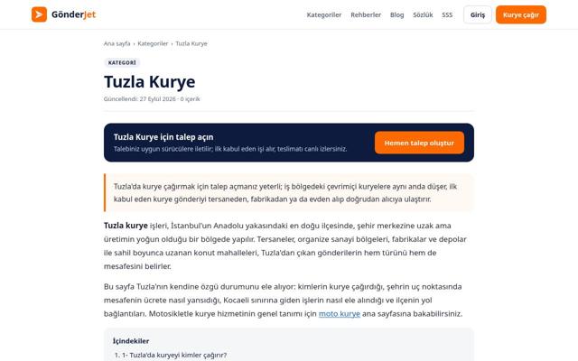 Tuzla Kurye — sonra