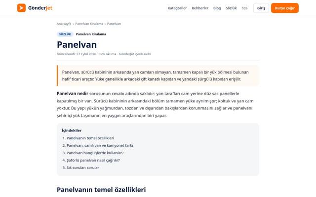 Panelvan — sonra